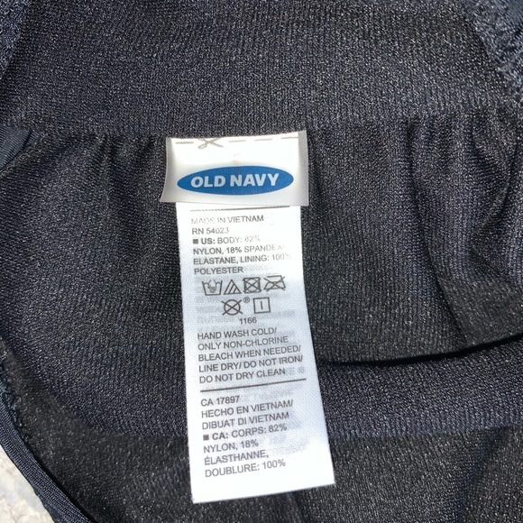 Old Navy Knotted-tie Swim Top Black Size Large - Picture 10 of 15